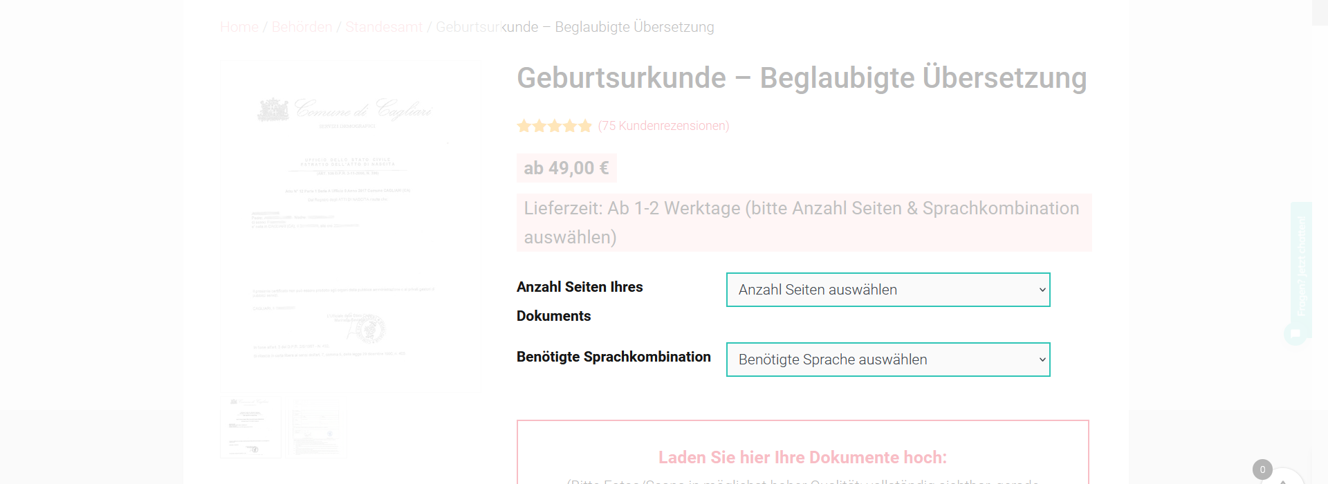 Italienisch Dokument Arabisch Ukrainisch Deutsch Englisch Französisch